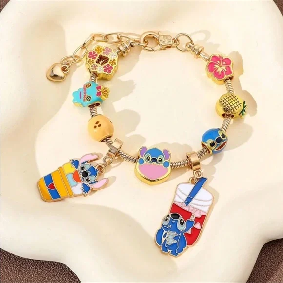 Disney Stitch Pandora Charm Bracelet - Picture 2 of 4